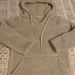 Pink lily Sherpa sweater